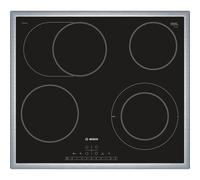 Bosch PKN645FP1E Built-in with Frame Black Glass Electric Kitchen Hob