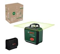 Bosch Plane Laser PLL 360-1G (360° Green Laser, self-Levelling, ±0.4 mm/m Accuracy, Integrated Rechargeable Li-ion Battery, USB-C® Charging, in E-Commerce Cardboard Box)