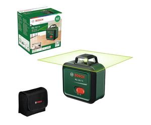 Bosch Plane Laser PLL 360-1G (360° Green Laser, self-Levelling, ±0.4 mm/m Accuracy, Integrated Rechargeable Li-ion Battery, USB-C® Charging, in Cardboard Box)