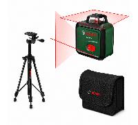 Bosch Leveling Laser PLL 360-1 with TT 120 Tripod (self-Levelled 360° Plane Laser, ±0.4 mm/m Accuracy, 12 m Working Range, Slope Function, in Cardboard Box)