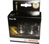 BOSCH PLUS 90 H7 55W INCANDESCENT LAMPS SET OF 2 + 90% MORE LIGHT 1987301075
