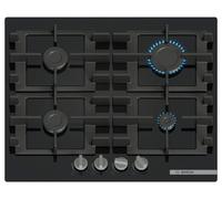 Bosch Serie 4 PNP6B6K40 hob Black Built-in 59 cm Gas 4 zone(s)