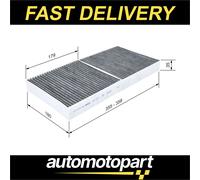 Pollen / Cabin Filter fits MERCEDES SLK200 R171, R172 1.8 04 to 15 Genuine Bosch