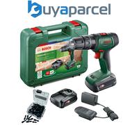 Bosch Power For ALL 18v Li-Ion Cordless Combi Drill Universal Impact 2x2ah +Bits