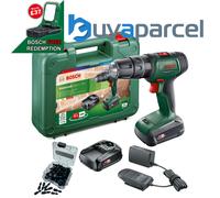 Bosch Power For ALL 18v Li-Ion Cordless Combi Drill Universal Impact 2xBatt +Bit