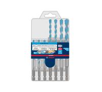 Bosch 7X Expert HEX-9 Multi Construction Drill Bit Set (for Concrete, Soft Ceramic Tiles, Ø 5,0, 5,5, 6,0, 6,0, 7,0, 8,0, 10,0 mm, Professional Accessory Impact Drill/Driver, Drill Drivers)