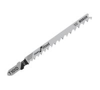 Bosch 5x T 101 D Clean for Wood Jigsaw Blade (for Softwood, Plywood, Length 100 mm, Professional Accessory Jigsaw)