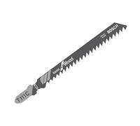 Bosch 5x T 111 C Basic for Wood Jigsaw Blade (for Softwood, Chipboard, Length 100 mm, Professional Accessory Jigsaw)