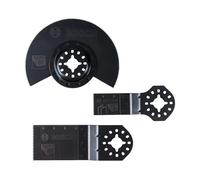 Bosch 3 Piece Universal Starlock Oscillating Multi Tool Cutting Blade Set