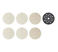 Bosch 7x EXPERT M480 Starter Kits (for Paint on wood, Hardwood, Ø 125 mm, Grit 2x80, 2x120, 2x180, Professional Accessory Random Orbital Sander, Orbital Sander)