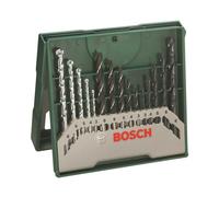 Bosch 2607019675 Mixed Mini X-Line Drill Set (15-Piece)
