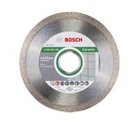 Bosch 2608602201 Ceramic Diamond Cutting Disc, 115mm, 22.23mm x 1.6mm x 7mm, Silver/Grey