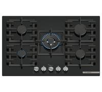 Bosch Serie 6 PPQ7A6I40 hob Black Built-in 75.2 cm Gas 5 zone(s)