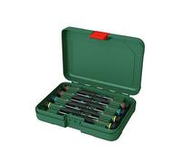 Bosch Precision Screwdriver Set 8-Piece (Extra-Hard S2 Steel Screwdrivers for DIY, Modelling and Handycraft; Precise and Magnetic Tip; PH/TX/SL; Colour-Coded Size; Softgrip)