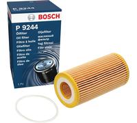 Bosch P9244 Car Oil Filter - Separates Soot and Metal Particles from Engine Oil - Provides Reliable Engine Lubrication