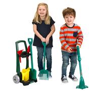 Bosch Pretend Play Garden Trolley 7 Piece Tool Set.