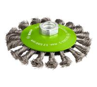 Bosch Brushing PRO Stainless Steel heavy Bevel Brush 115 x 0.35mm Thread