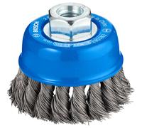 Bosch Professional 65mm M14 Cup Brush - Knotted Wire With 0.35mm Steel
