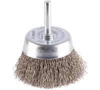 Bosch 0.3mm Crimped Inox Steel Wire Brush 60mm 6mm Shank