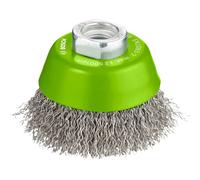 Bosch Professional M14 Cup Brush - 65mm, Crimped Wire, 0.3mm Inox