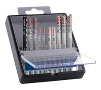 Bosch 10x PRO Hardwood and Laminate Jigsaw Blade Set (for Hardwood, Parquet, Length 83 mm, Professional Accessory Jigsaw)