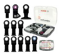 Bosch Pro 11 Pc Starlock Multi Tool Carbide Blade Set Long Life Bim Plunge Saw