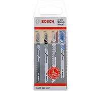 Bosch PRO 15 Piece Assorted Wood and Metal Jigsaw Blade Set + FOC Carbide Blade