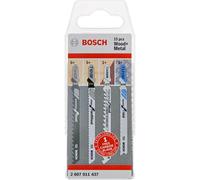 Bosch PRO 15 Piece Assorted Wood and Metal Jigsaw Blade Set + FOC Carbide Blade