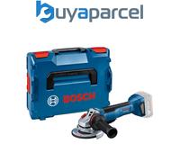 Bosch Professional Gws 18v-10 P 125 Mm L-boxx 136 Mini Grinder Silver One Size / EU Plug