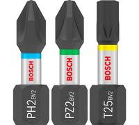 Bosch PRO 25 Piece Impact Phillips / Pozi / Torx Screwdriver Bit Pocket Set