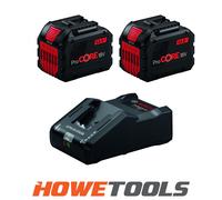 Bosch Pro 2X12.0+Gal18V160 18V Charger & Battery Pack