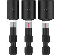 Bosch 3X PRO Nutsetter Impact (98,4 x 73 mm, Professional Accessory Screwdriver, Screwdriver)