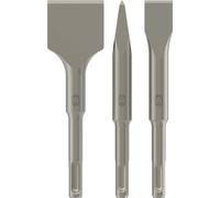 Bosch PRO 3 Piece SDS Plus Stubby Chisel Set
