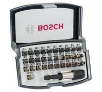 Bosch PRO 32-Piece Bit Set: Quick-Change Colour-Coded Holder