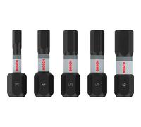 Bosch PRO 5 Piece Impact Hex Screwdriver Bit Set