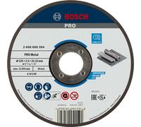 Bosch Metal Cutting Disc 2608600394 Expert A30S BF Flat 125 x 22.2 x 2.5 mm Pack of 25