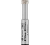 Bosch PRO Ceramic Dry Tile Drill Bit 12mm 33mm Pack of 1