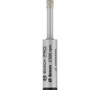 Bosch 1x PRO Ceramic dry Drill Bit for Rotary Drill/Drivers, Cylindrical Shank (for Tiles, Hard tiles, Ø 6 mm, Professional Accessory Rotary Drill/Drivers)