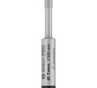 Bosch PRO Ceramic Dry Tile Drill Bit 7mm 33mm Pack of 1