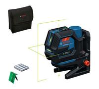 Bosch Professional Combi Laser GCL 12V-50-22 CG (Working Range up to 50 m with Receiver, Dual Power Source, Levelling Remote app, RM 20 Mount, Battery Adapter, 4 x 1,5V LR6 (AA), Pouch)