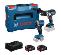 Bosch Pro Combo Kit Gdr 18V-215 + Gsb 18V-110 C + 2X5.0Ah + Gal 12V/18V-80 + L-Boxx 162 L-Boxx 162 0615A500A2