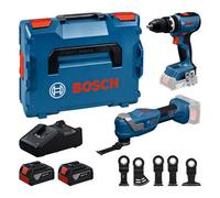 Bosch Pro Combo Kit Gop 18V-30 + Gsb 18V-65 + 2X5.0Ah + Gal 18V-40 + Starlock Blades L-Boxx 136 0615A500E2