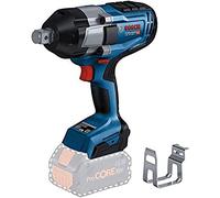 Bosch Professional BITURBO Cordless Impact Wrench GDS 18V-1050 H (1050 Nm Tightening Torque, 1,700 Nm Breakaway Torque, Without Battery/Charger)