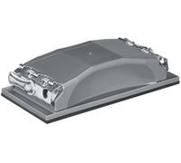 Bosch Professional 1x Hand Sanding Block (with Clamps, Plastic, 160 x 85 mm, Accessories for Hand Sanding), Black