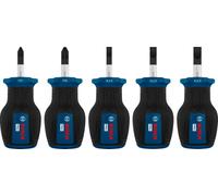 Bosch PRO Stubby Screwdriver PZ/SL Set, 5 pcs