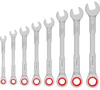 Bosch PRO Hand Tool - Wrench Ratchet Combination Wrench Set, 8-19 mm, 8 pcs 1600