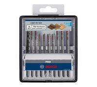 Bosch 10x PRO Hardwood and Laminate Jigsaw Blade Set (for Hardwood, Parquet, Length 83 mm, Professional Accessory Jigsaw)