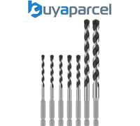 Bosch PRO HEX-5 Drill Bit Set 4x100 5x100 5x100 6x100 6x100 8x150 10x150mm 7pcs