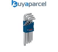 Bosch Torx Allen Keys Set (10, 15, 20, 25, 27, 30, 40, 45, 50mm) 1600A01TH4