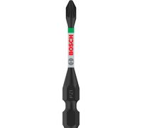 Bosch PRO Impact Control Torsion Pozidriv Screwdriver Bits PZ1 55mm Pack of 2